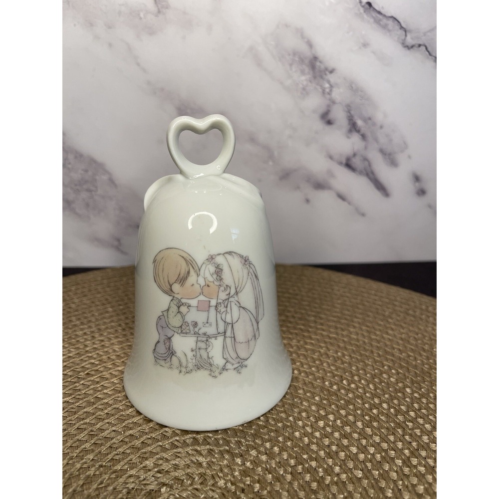 Precious Moments Bell "The Lord Must Have Brought " Wedding Marriage Vtg
